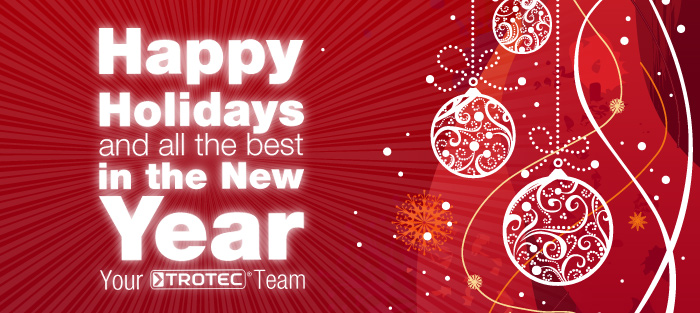 We wish you a very merry Christmas and a happy new year!