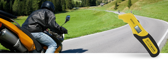 Measuring Tyre Pressure On A Motorcycle