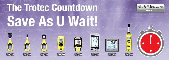 Early Bird Discount for new Measuring Devices