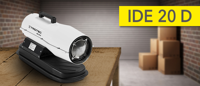 IDE 20 D Oil Fired Direct Heater