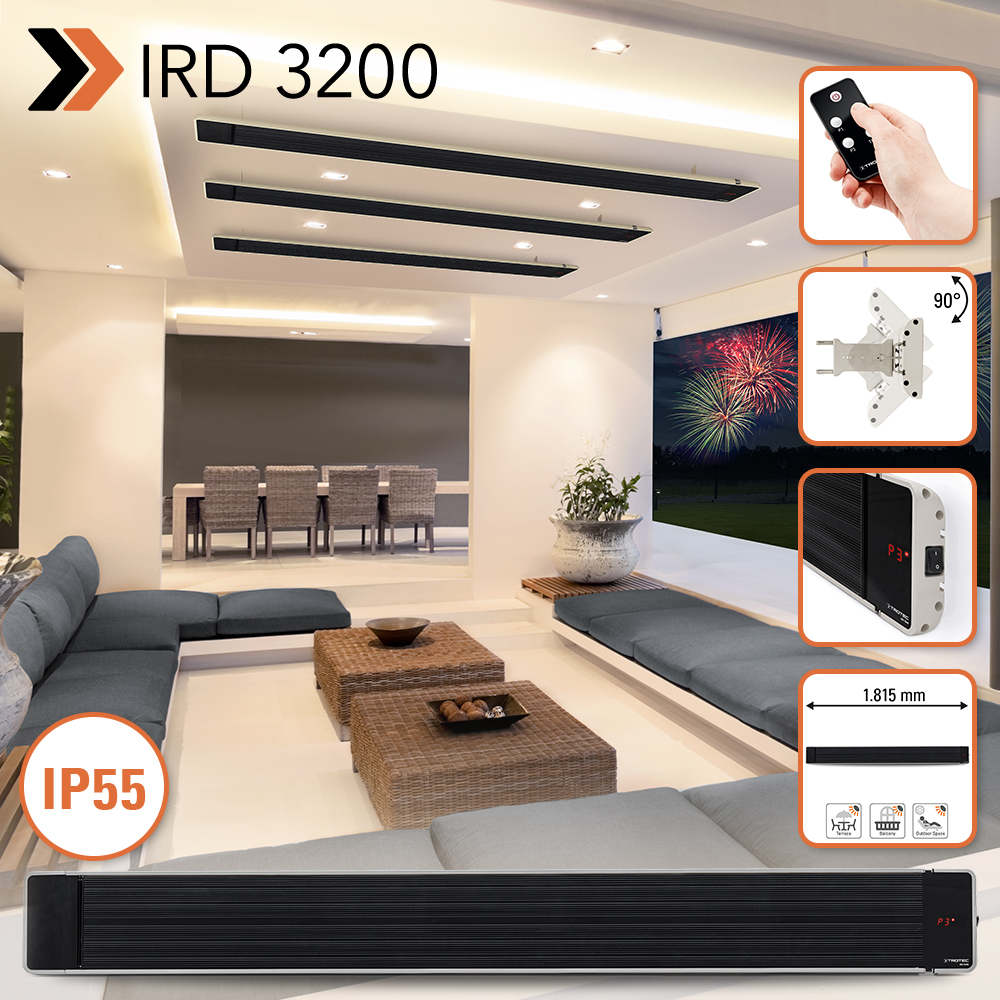 Ird 3200 Dark Radiant Heater Powerful Heating Solution