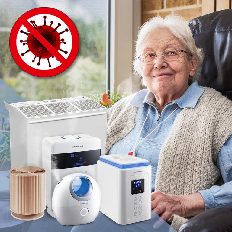 Corona virus germfree room air in retirement and nursing homes thanks to Trotec