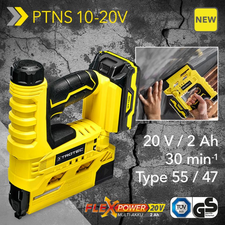 NEW PTNS 1020V batterypowered stapler fast nailing and stapling