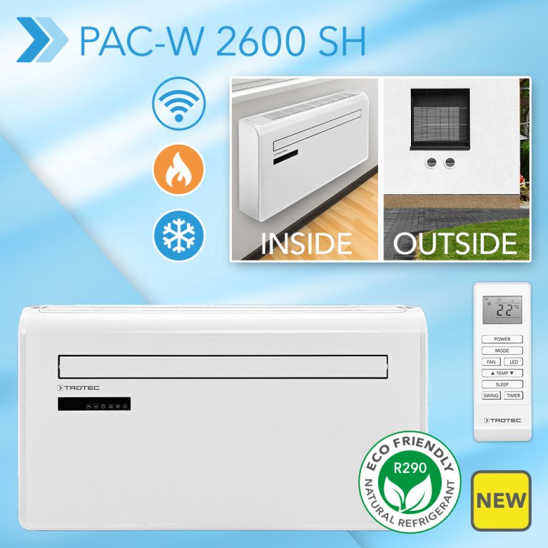 NEW wallmounted air conditioner PACW 2600 SH monoblock 4in1 air