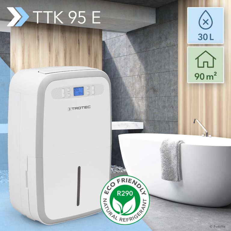 Comfort dehumidifier TTK 95 E with the successful formula for