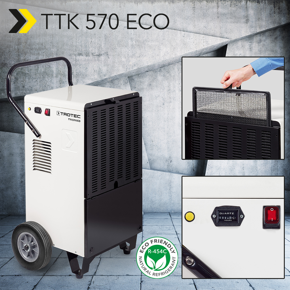 Trotec TTK 900 MP, Building dryers, Power, light, air