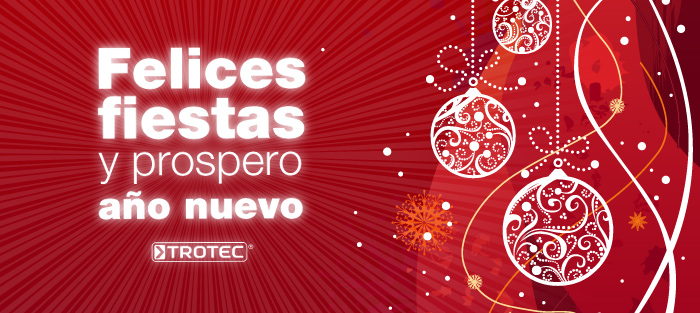 trotec les desea felices fiestas y prospero año nuevo