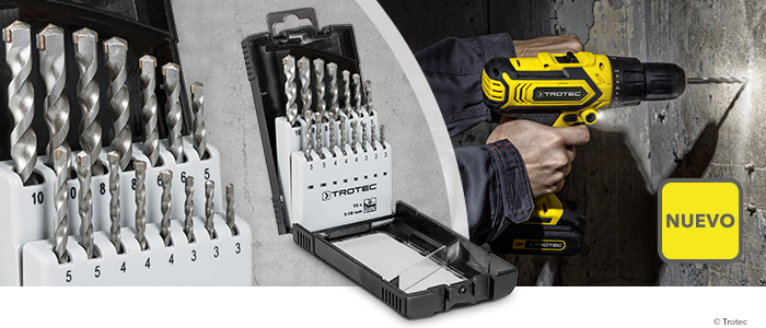 Juego de brocas para mampostería