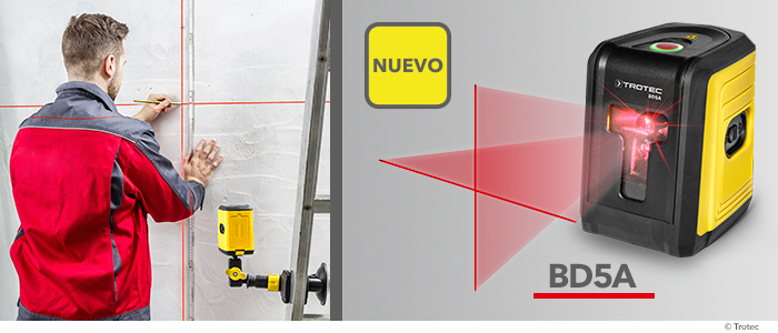 láser de líneas cruzadas