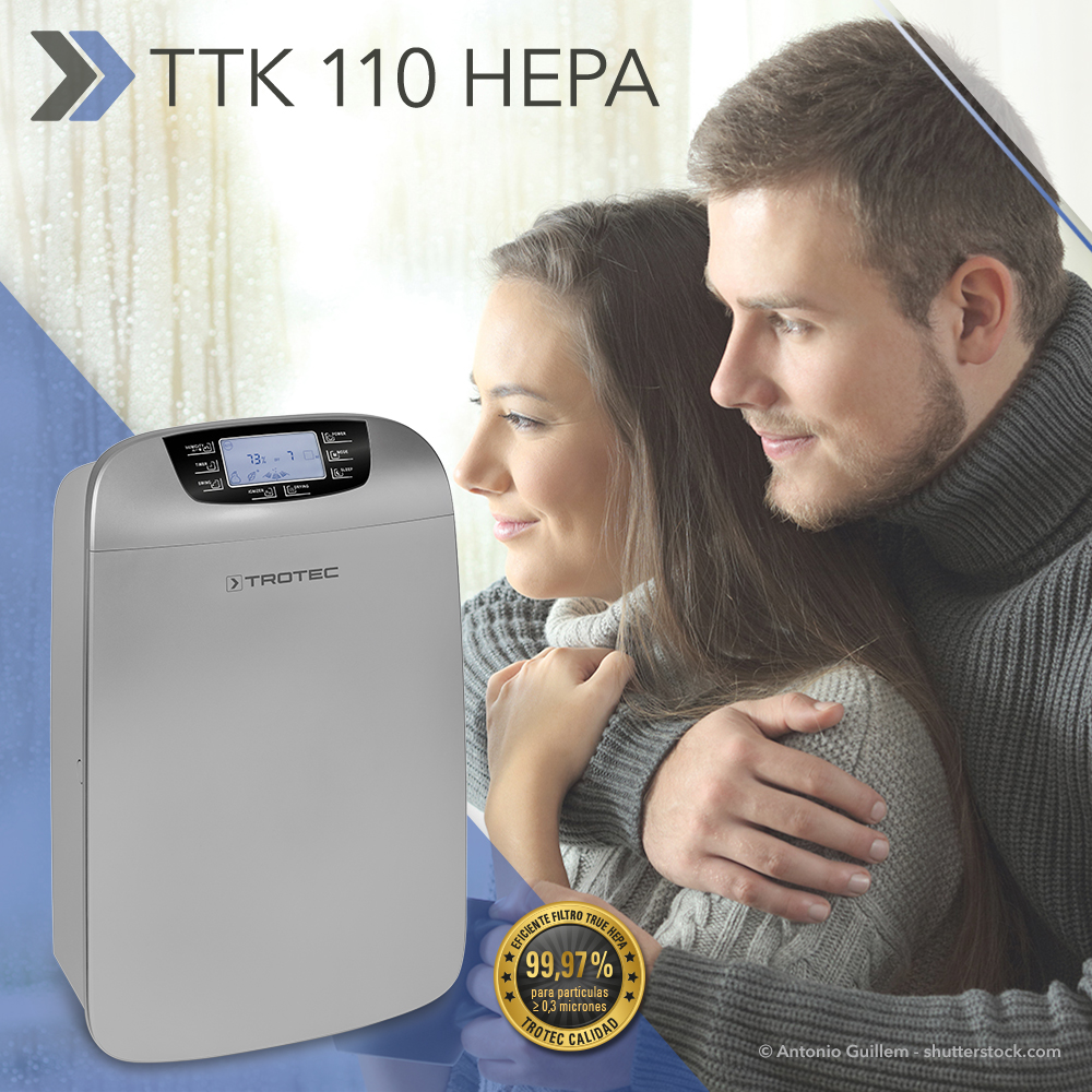 Deshumidificador y purificador de aire TTK 99 HEPA - TROTEC