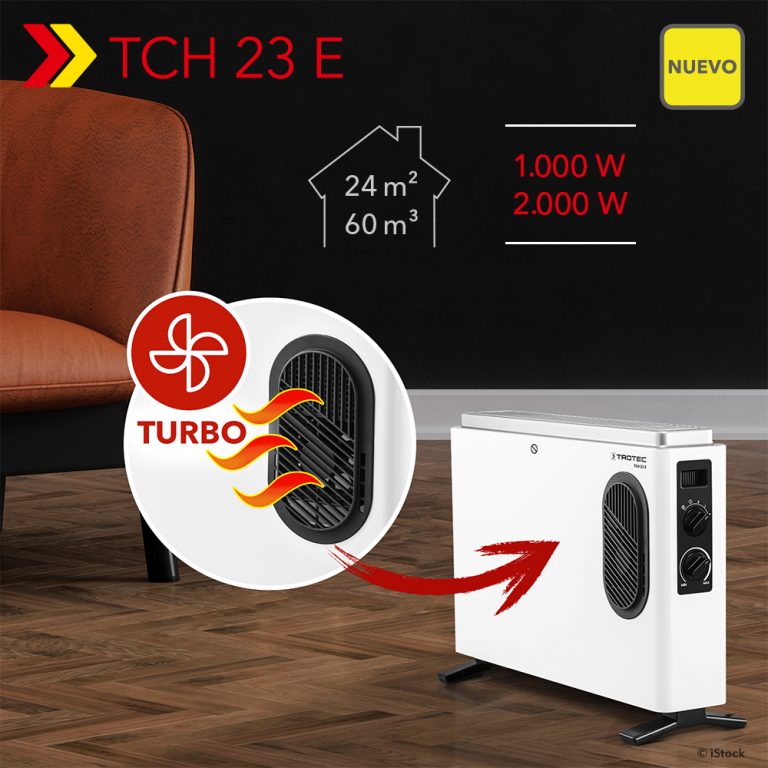 Electric convector - TCH 23 E - Trotec - 1000 w / 2000 w