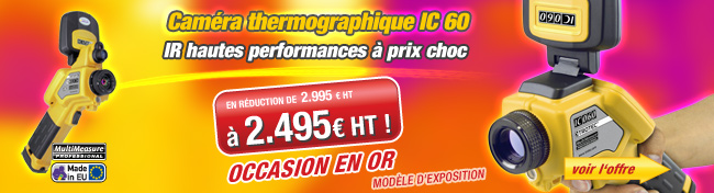Modèle d'exposition de la caméra thermographique IC 60