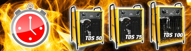 Promotion sur les chauffages électriques Trotec TDS