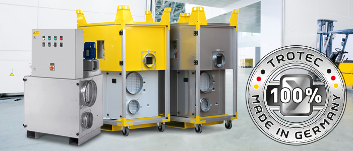 Nouveaux déshydrateurs d'air Trotec