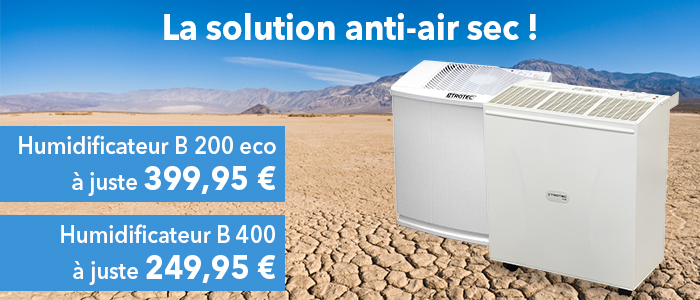 humidificateurs d'air hautes performances Trotec B 200 et B 400