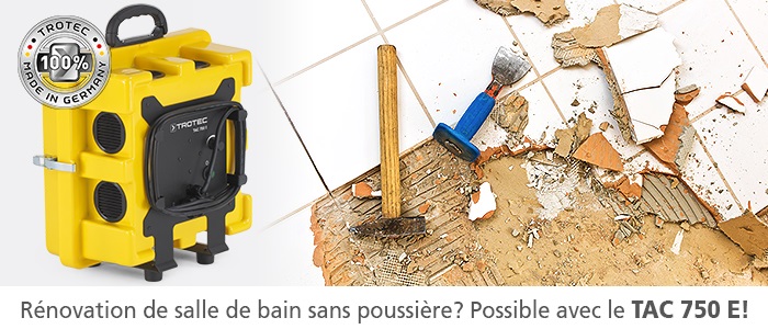 purificateurs d'air pour chantiers et travaux