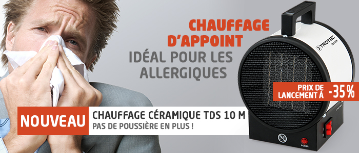 chauffage soufflant céramique bénéfique pour les allergiques