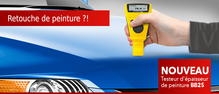 testeur d'épaisseur de peinture trotec bb25