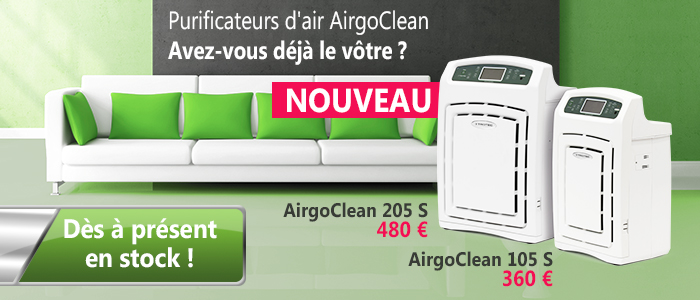 Purificateurs d'air AirgoClean pour l'intérieur