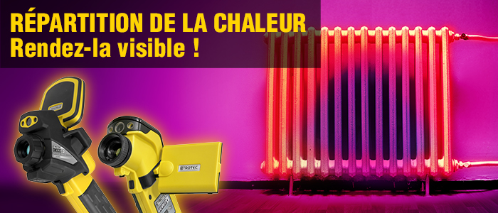 caméra thermique | chauffage | répartition de la chaleur