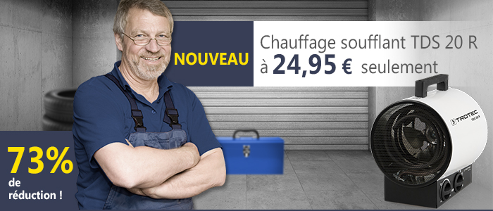 chauffage d'appoint électrique professionnel de 3 kW