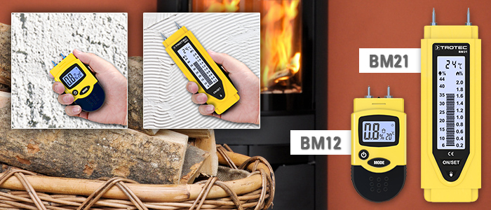 testeurs d'humidité bois mur trotec BM12 BM21