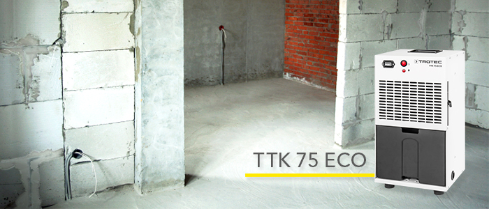 Déshumidificateur en promotion Trotec TTK 75 ECO