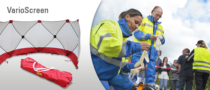 écran de séparation et cache-victime Trotec Varioscreen