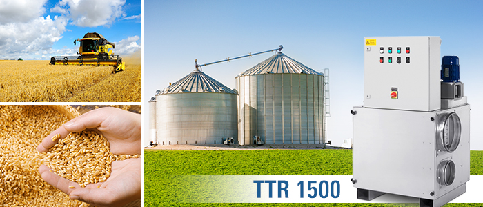 déshumidificateurs pour silos de stockage