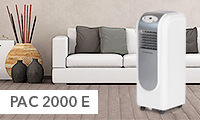 Climatiseur Mobile TROTEC PAC 2015 E - 7200 BTU (65 M³) - 3 En 1 : Froid, Ventilation, Déshumidification - Classe A - 3