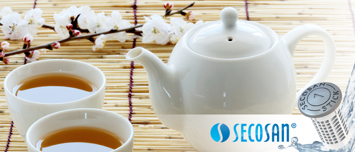 préparer son thé avec de l'eau qui reste fraîche avec SecoSan