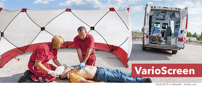 écran de sécurité VarioScreen pour secours et forces de l'ordre