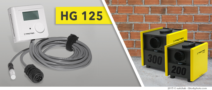 hygrostat hg 125 pour déshumidificateurs à adsorption HG 125