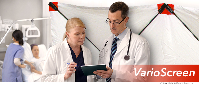 protéger l'intimité des patients pendant les urgences à l'aide d'un écran cache-victimes