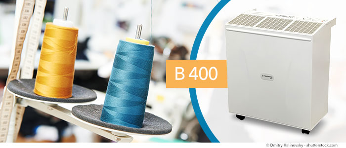 humidification de l'air pour l'industrie du textile