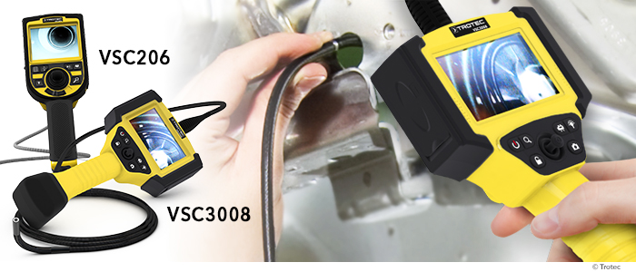 nouvelles caméras d'inspection industrielles série vsc disponibles chez trotec