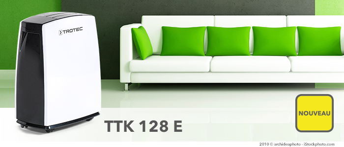 déshumidificateur ttk 128 e pour grandes pièces ou bureaux