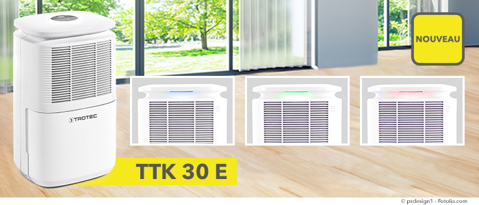nouveau déshumidificateur trotec TTK 30 E