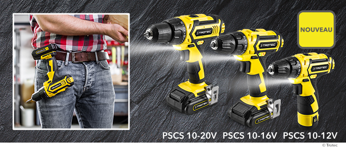 nouveau chez Trotec : perceuses-visseuses sans fil