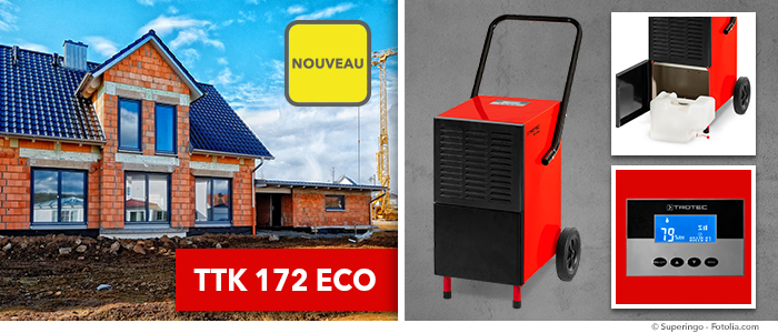 déshumidificateur professionnel ttk 172 eco