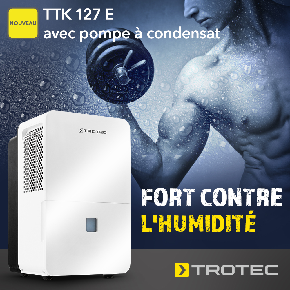Trotec - TROTEC Déshumidificateur d'air TTK 26 E déshumidifier