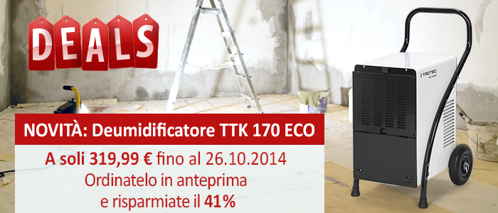 Deumidificatore TTK 170 ECO