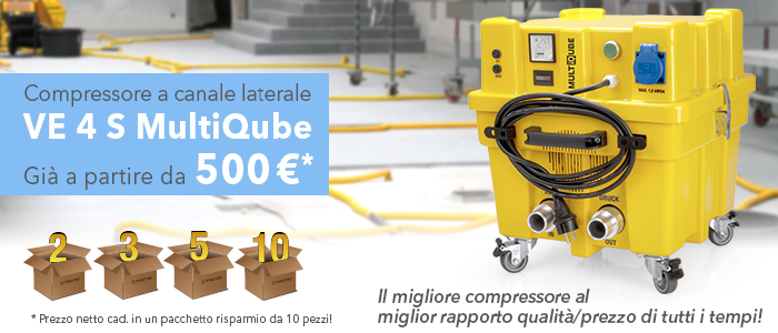 Compressore a canale laterale VE 4 S MultiQube
