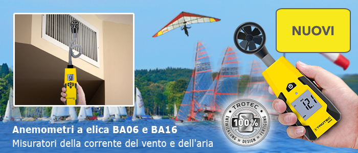 Anemometri a elica BA06 e BA16