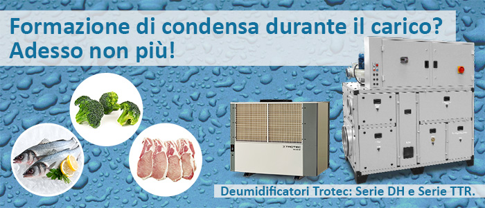 Deumidificatori industriali TTR e DH