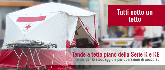 Tende a tetto piano Serie K e KE