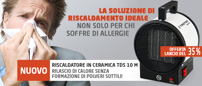 Riscaldatore in ceramica TDS 10 M