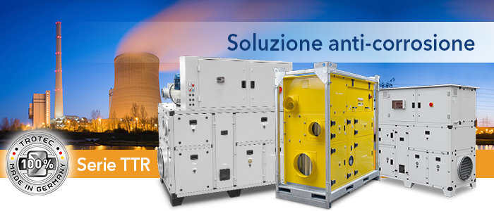 Deumidificatori industriali Serie DH e TTR