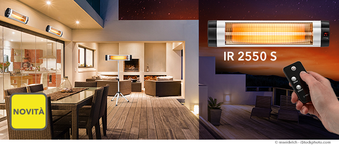 Stufetta a raggi infrarossi IR 2550 S