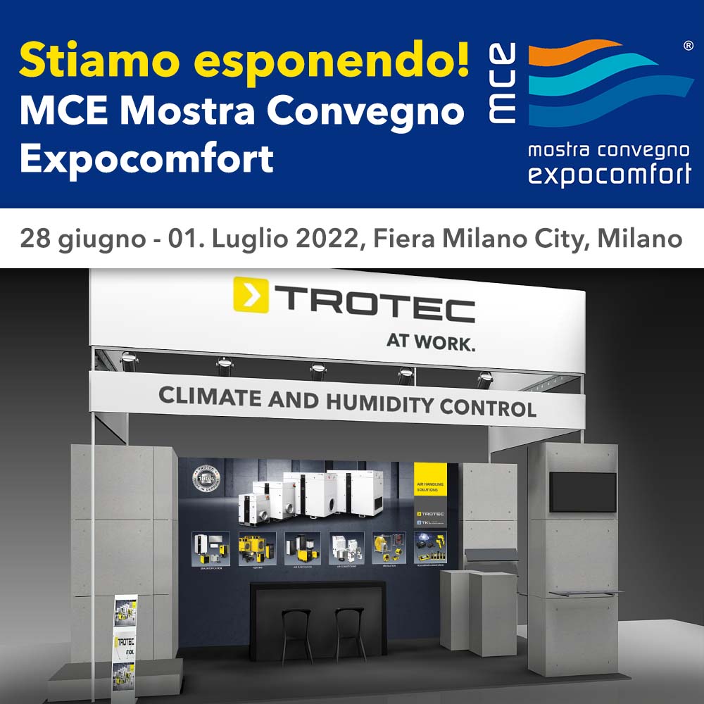 Esponiamo! MCE Mostra Convegno Expocomfort: 28 giugno – 01 luglio 2022, Fiera Milano City, Milano